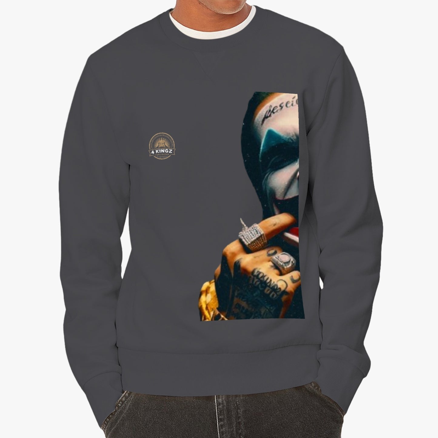 4 Kingz publishers jocker. Unisex Crewneck Sweatshirt