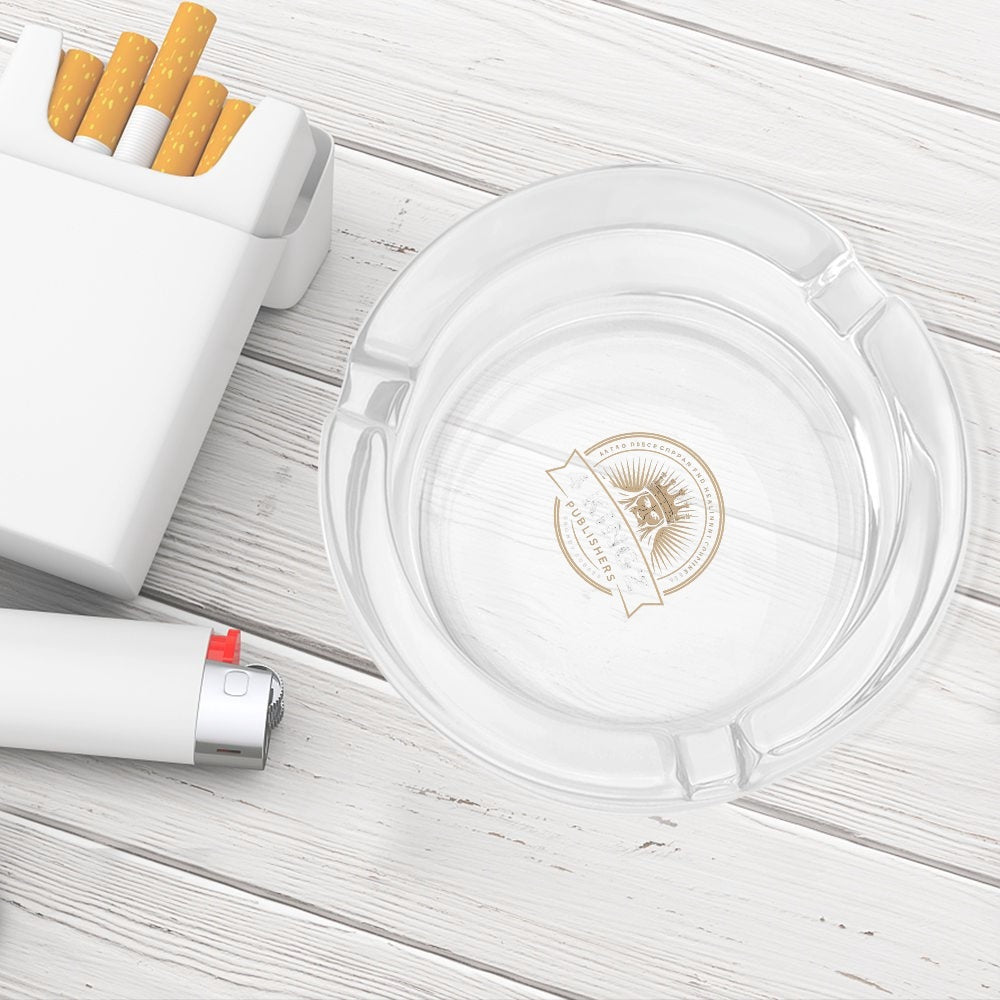 4 Kingz publishers Glass Ashtray