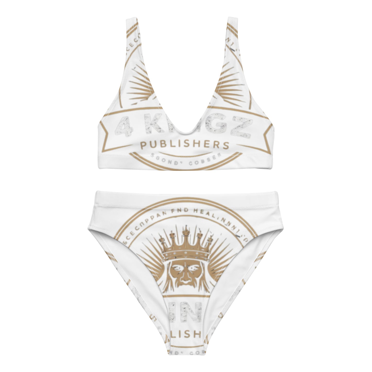 4 Kingz publishers Recycled high-waisted bikini