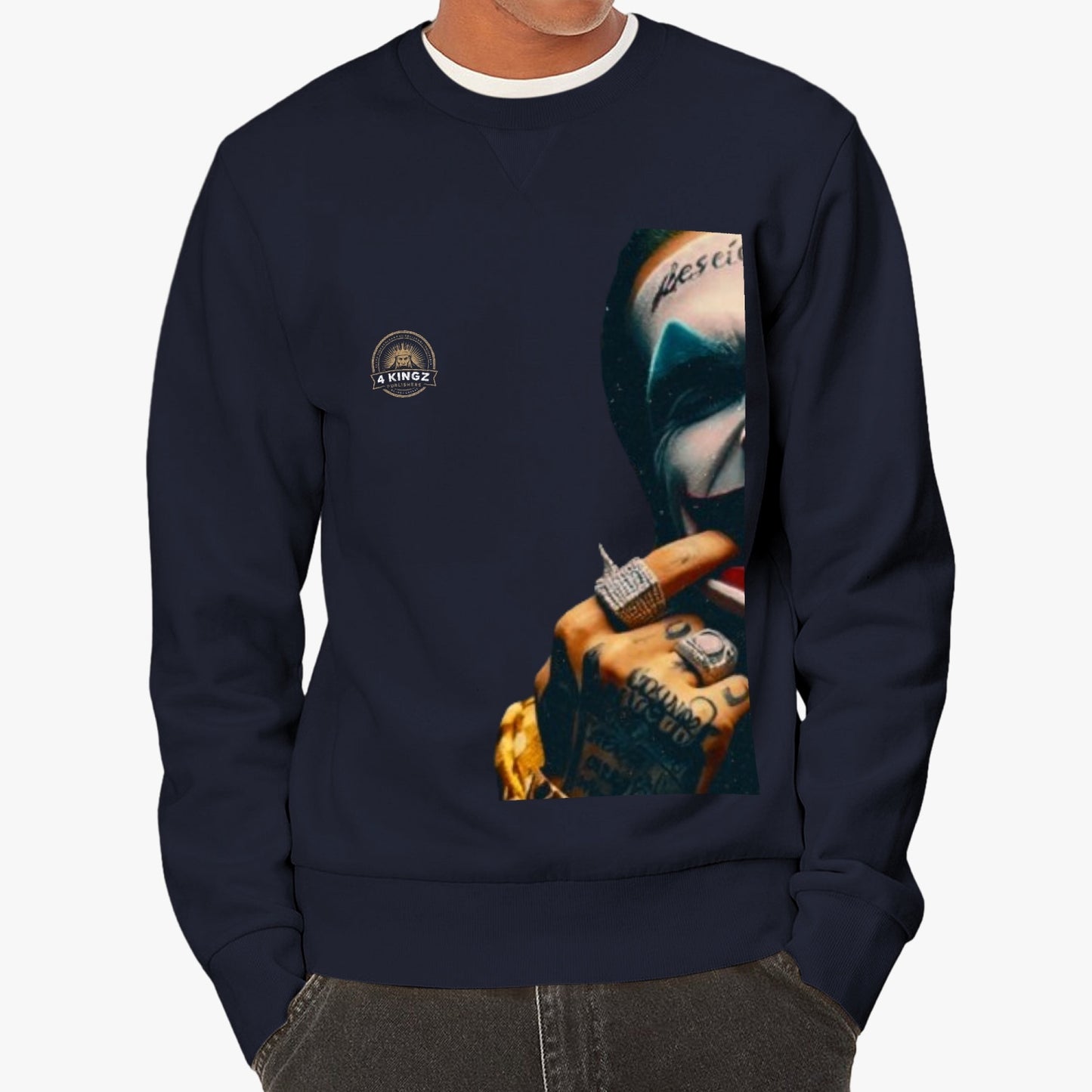4 Kingz publishers jocker. Unisex Crewneck Sweatshirt