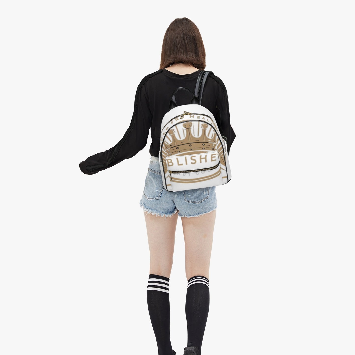 4 Kingz publishers 909. All Over Printed PU Backpack
