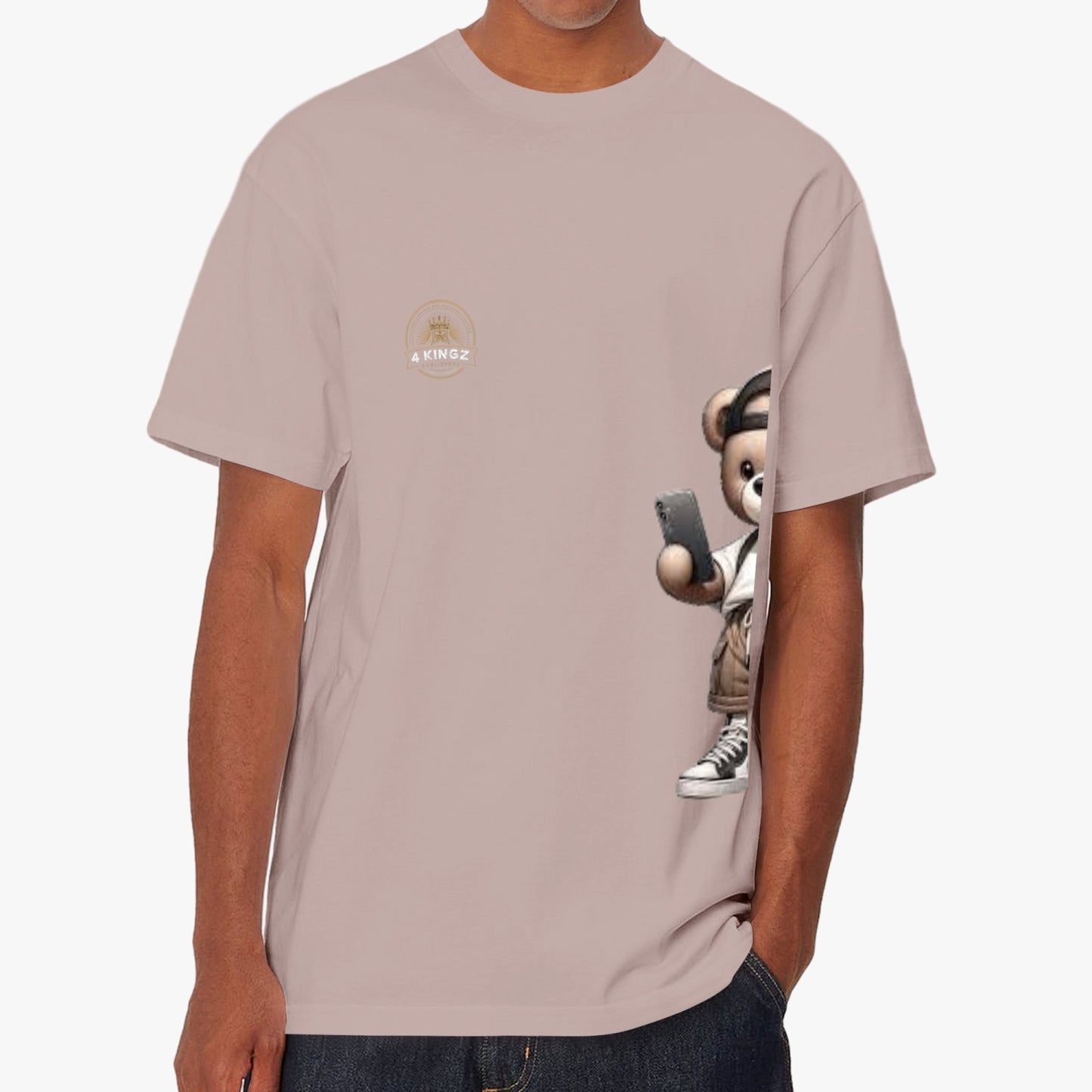 4 Kingz publishers teddy bear Unisex Garment-Dyed T-shirt