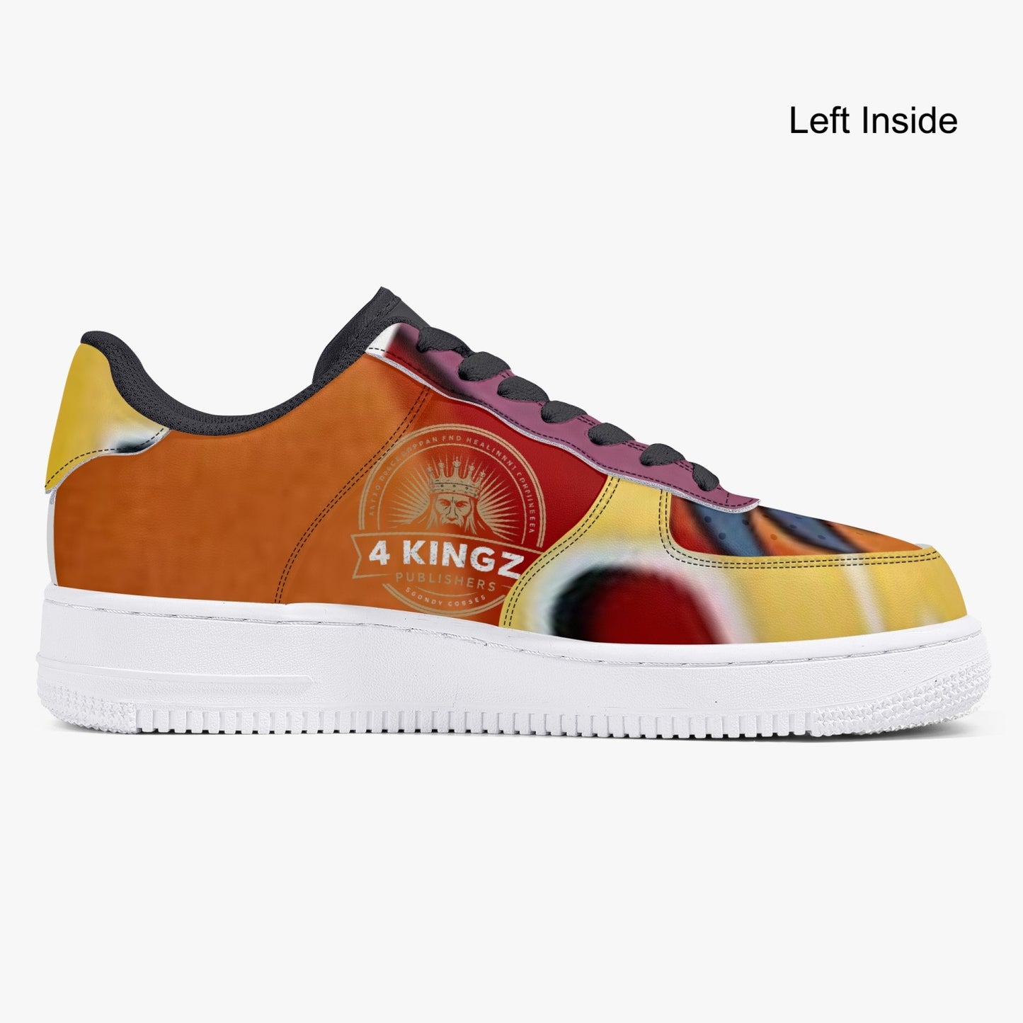 4 Kingz publishers Low-Top Leather Sports Sneakers