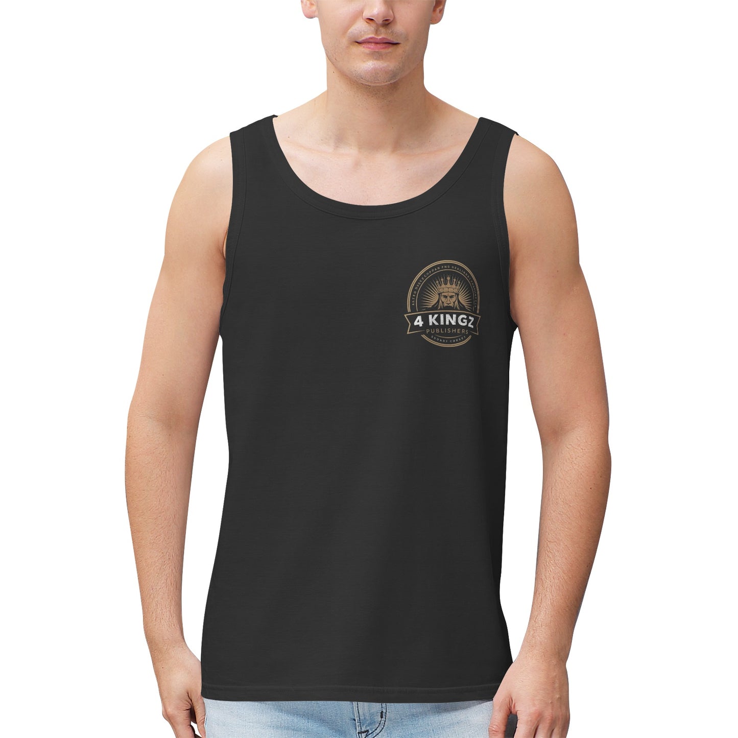 4 Kingz publishers Men's 100% Cotton Tank
