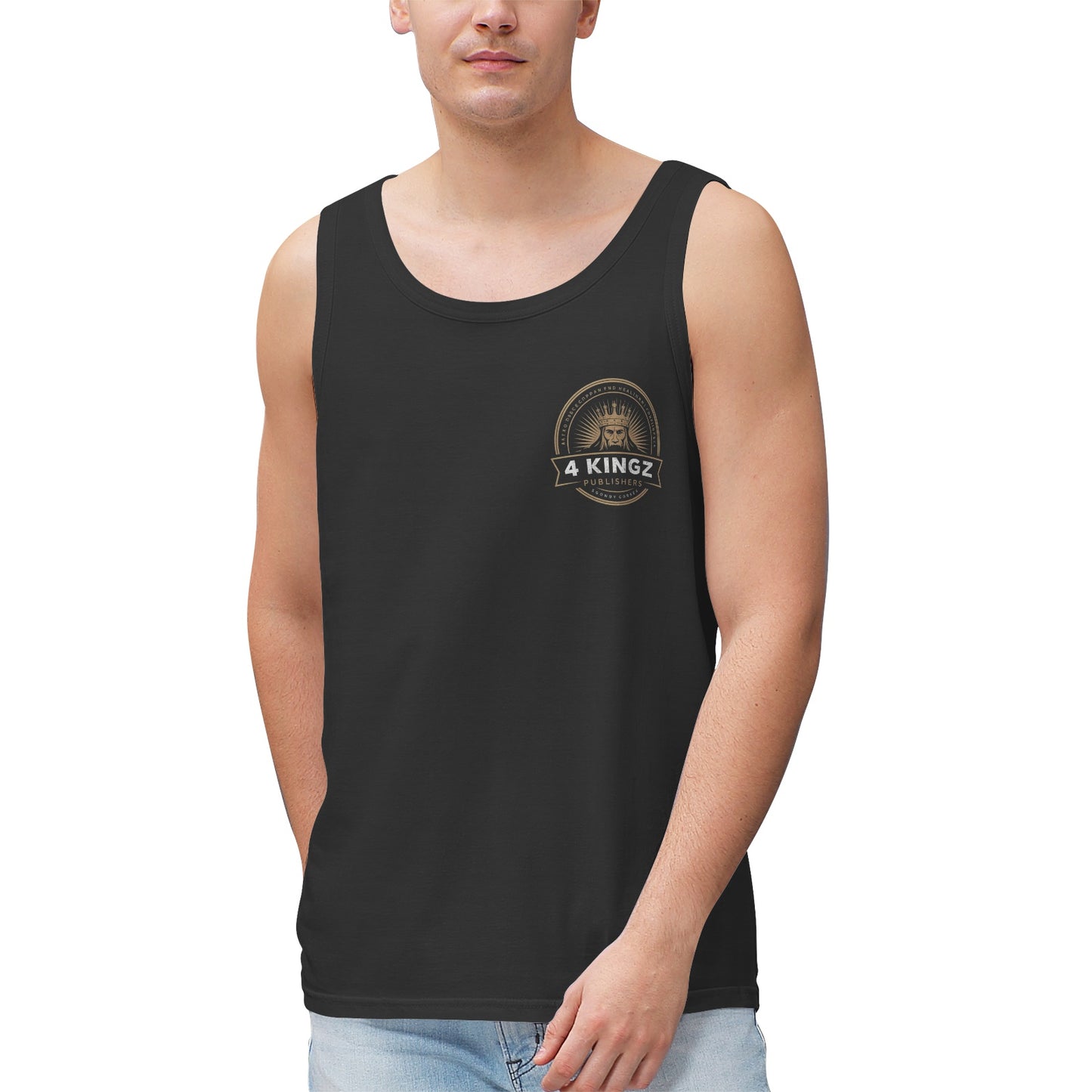 4 Kingz publishers Men's 100% Cotton Tank