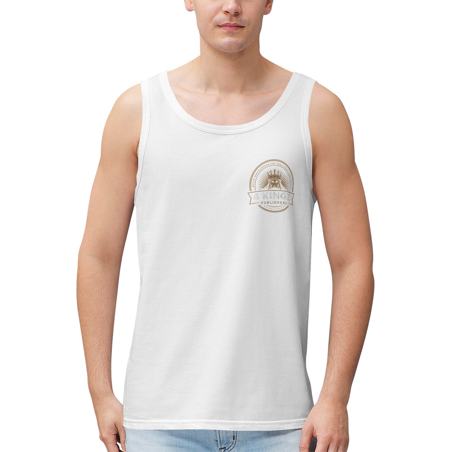 4 Kingz publishers Men's 100% Cotton Tank