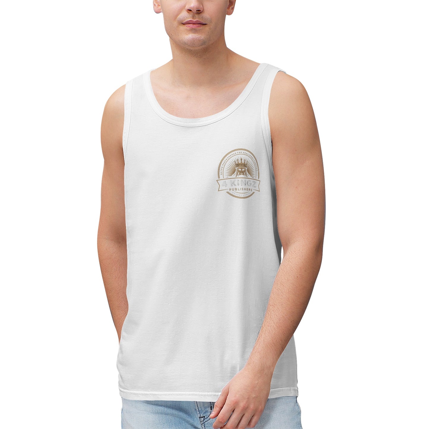 4 Kingz publishers Men's 100% Cotton Tank