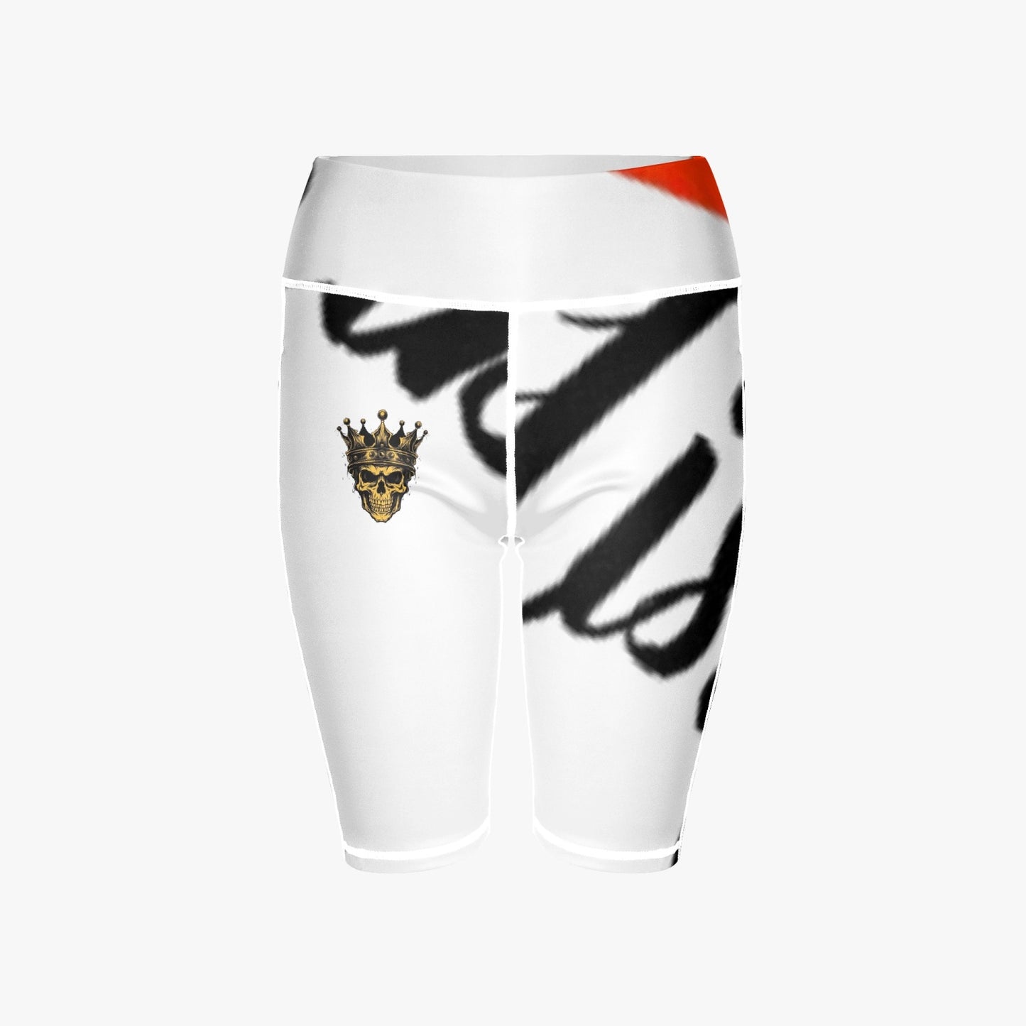 4 kingz publishers double logo High-rise Yoga Shorts