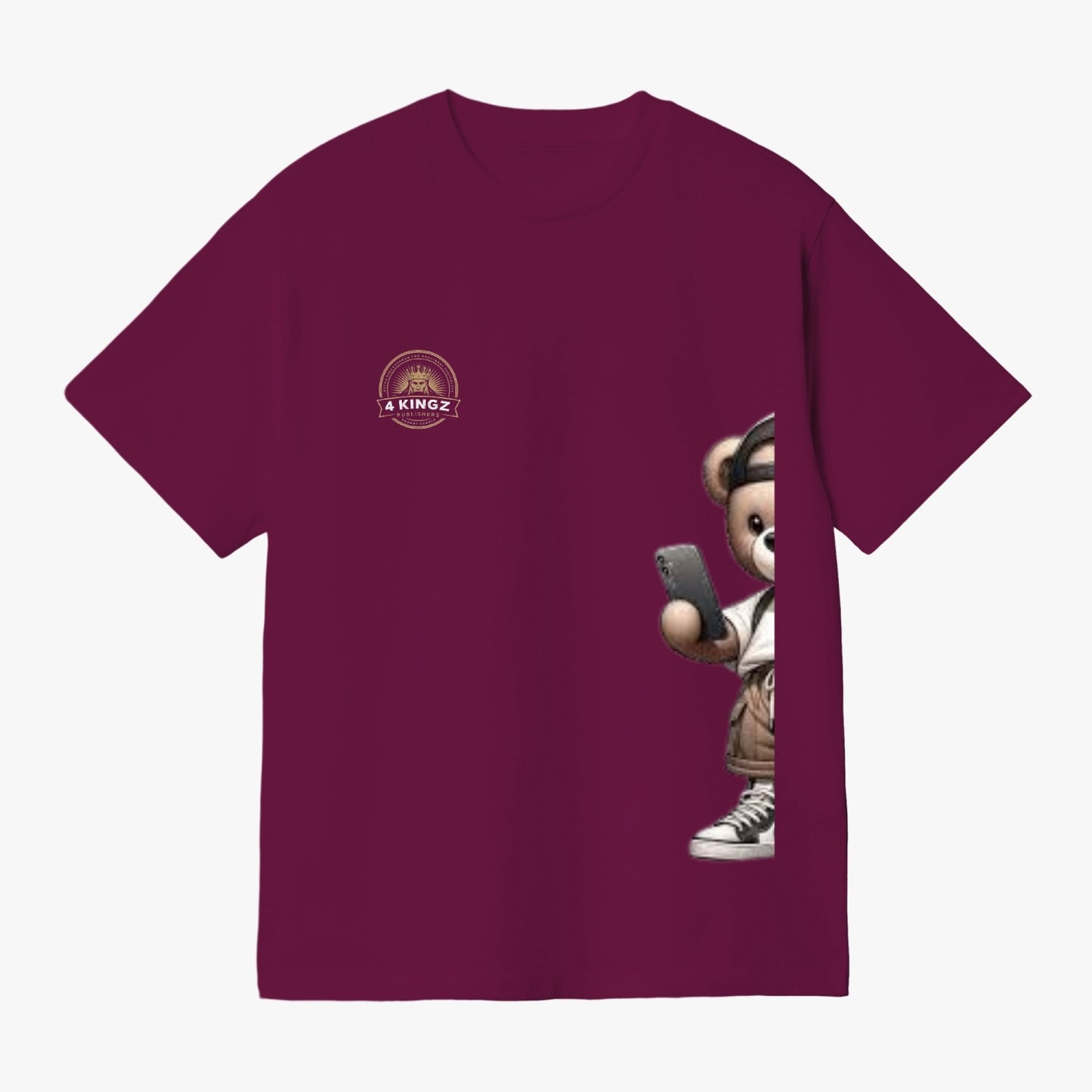 4 Kingz publishers teddy bear Unisex Garment-Dyed T-shirt