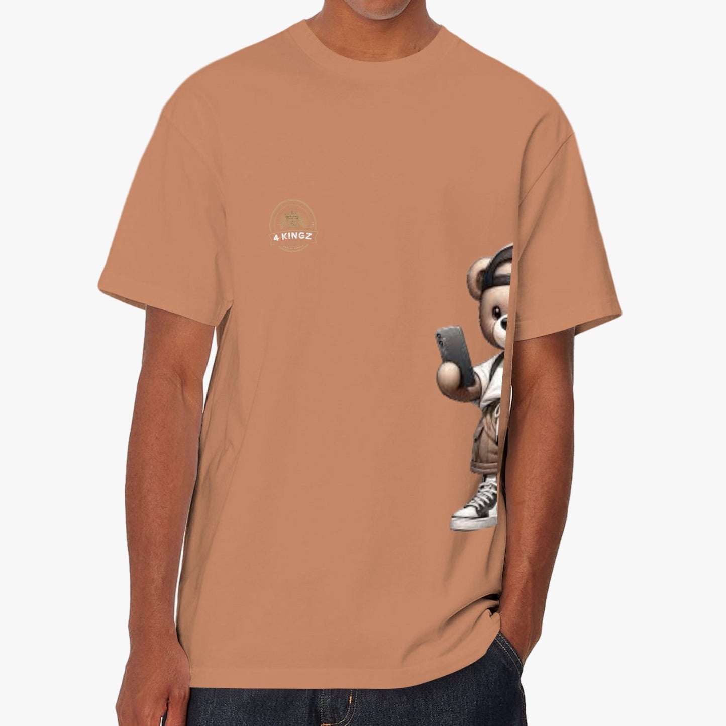 4 Kingz publishers teddy bear Unisex Garment-Dyed T-shirt
