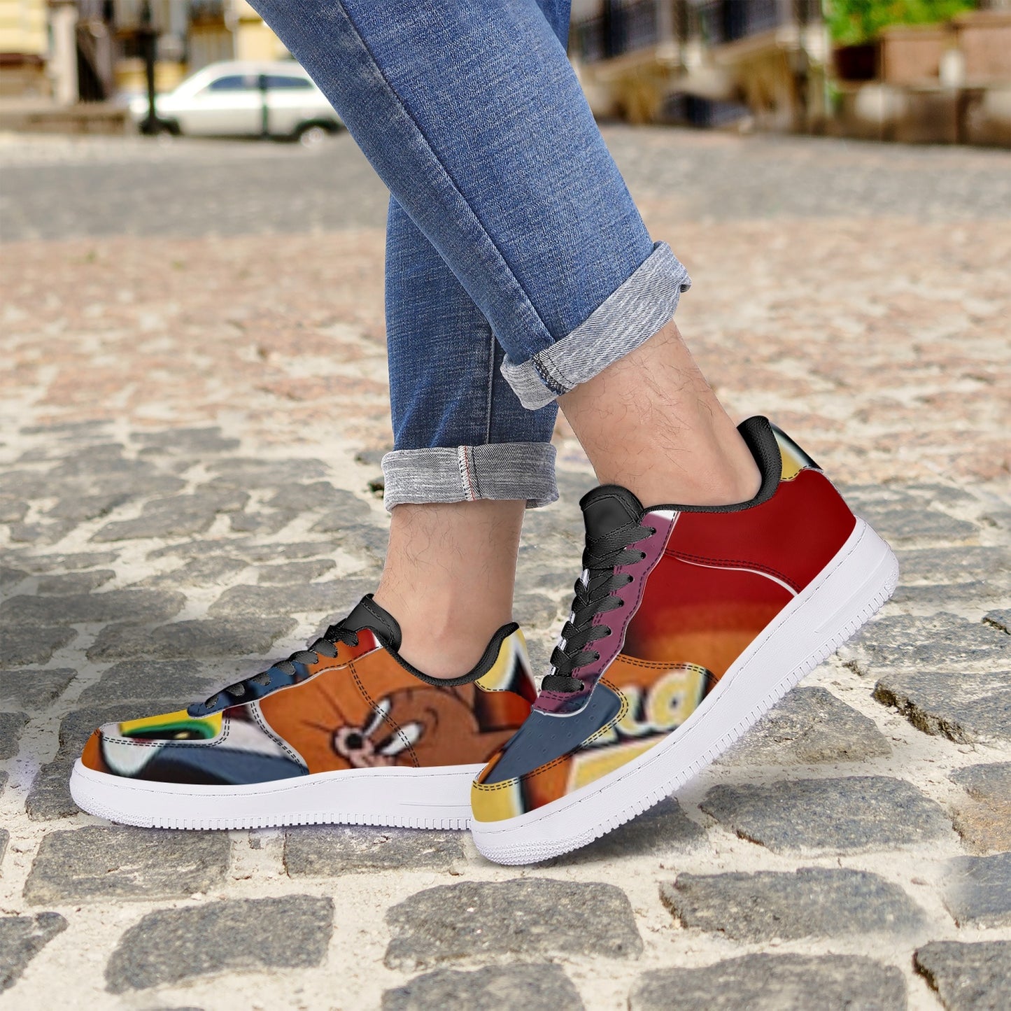 4 Kingz publishers Low-Top Leather Sports Sneakers