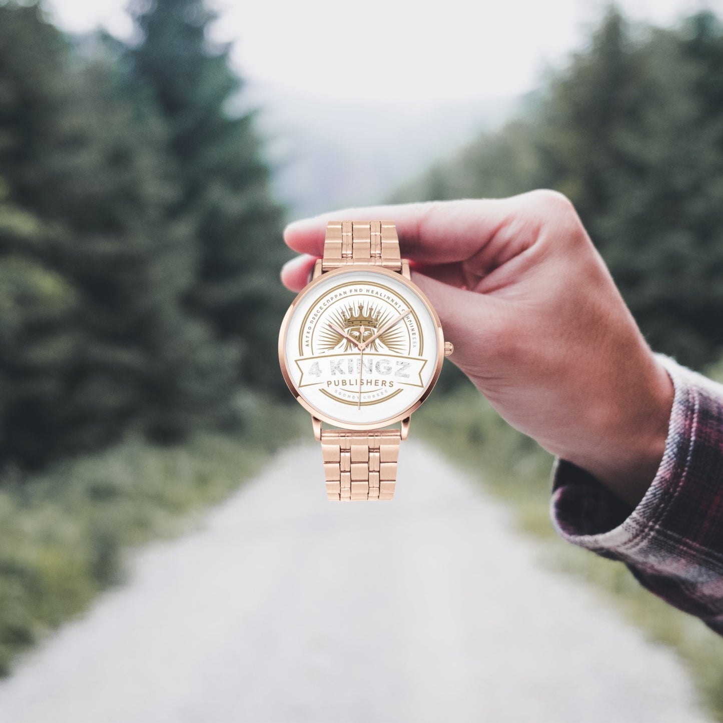 4 Kingz publishers Instafamous Steel Strap Quartz watch