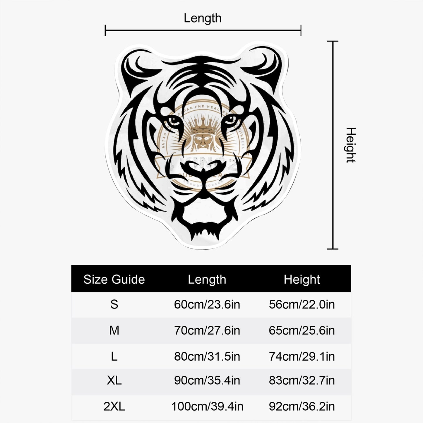 4 Kingz publishers Tiger Head Carpet