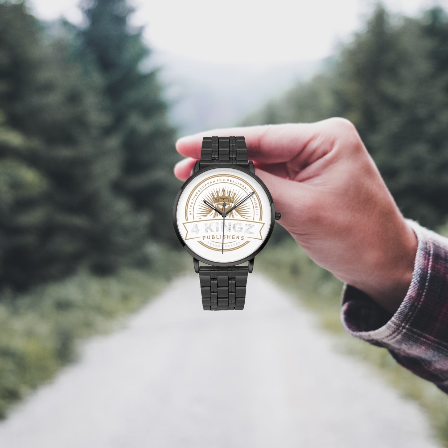 4 Kingz publishers Instafamous Steel Strap Quartz watch