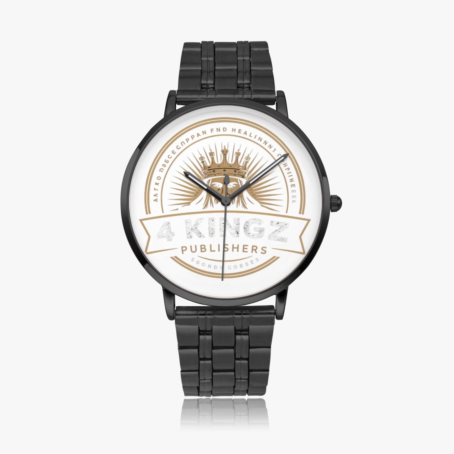 4 Kingz publishers Instafamous Steel Strap Quartz watch
