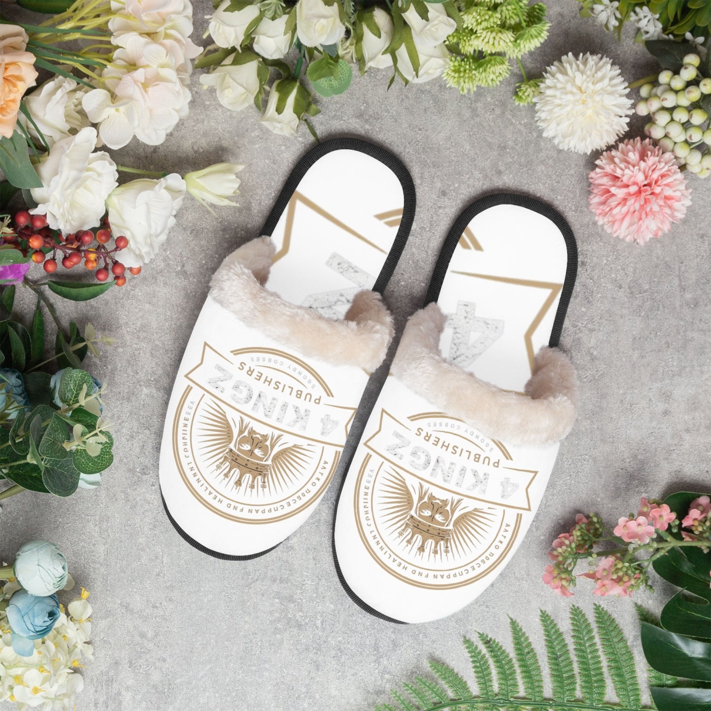4 kingz publishers nisex cozy slippers
