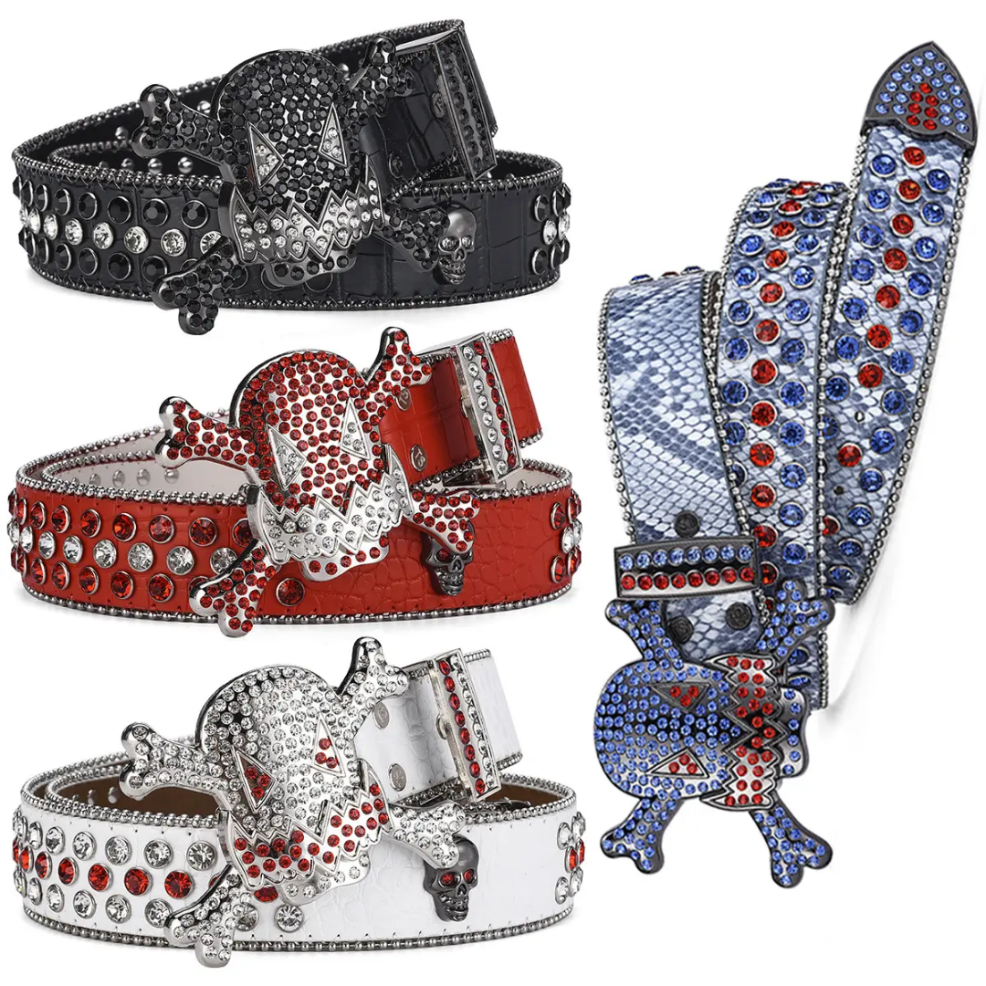 4 kingz publishers - western designer Rhinestones belt