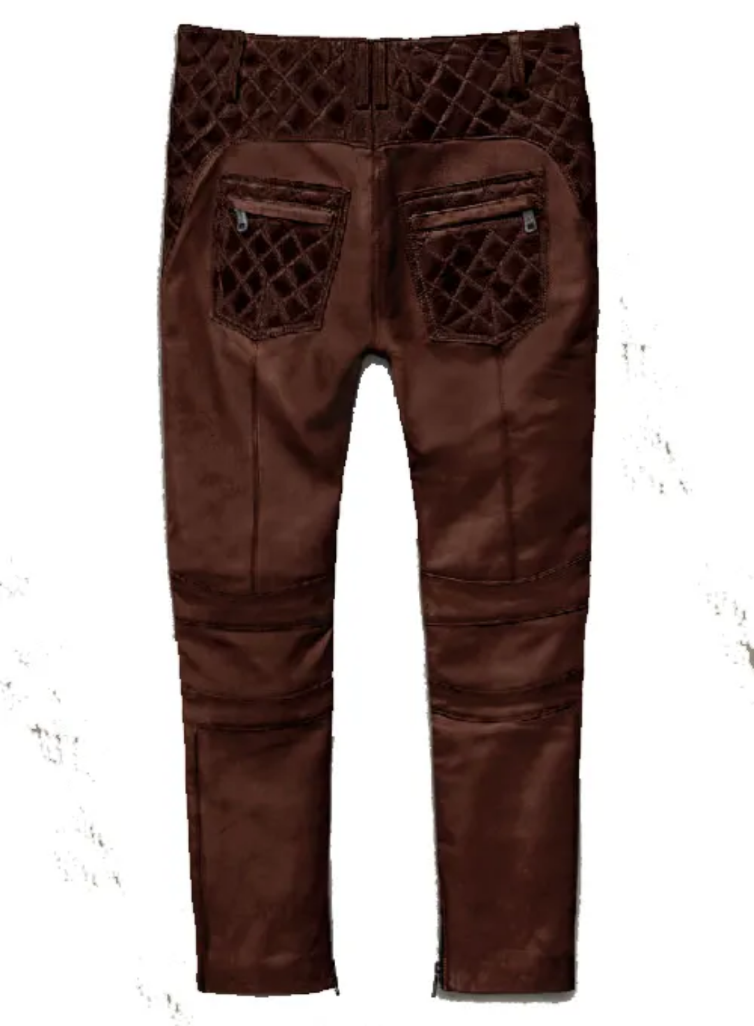 4 kingz publishers - luxury Flare leather pants