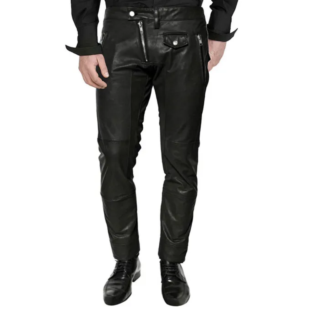 4 kingz publishers - designer 100% cowhide leather pants
