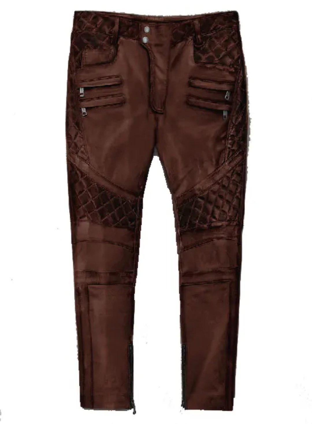4 kingz publishers - luxury Flare leather pants