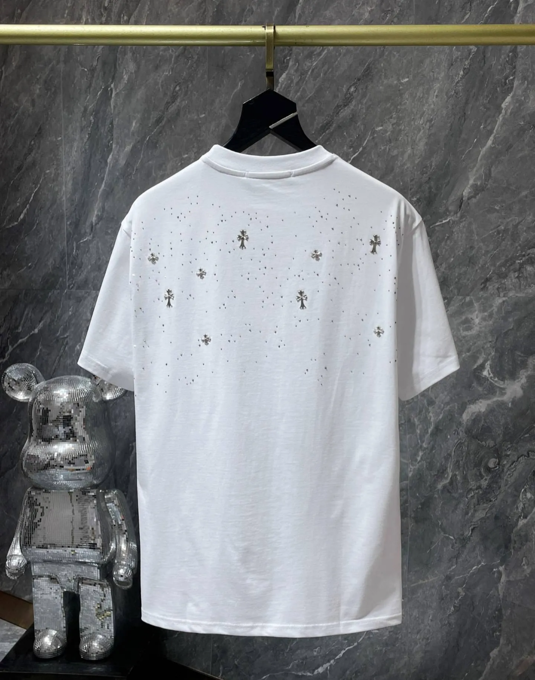 4 kingz publishers - cross & Rhinestones designer t-shirt
