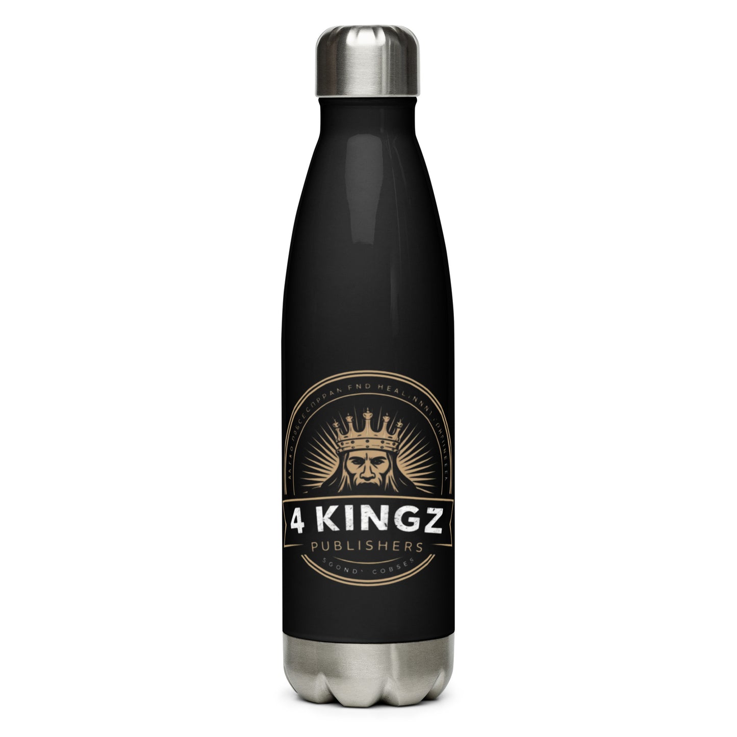 4 kingz publishers - Stainless steel water bottle