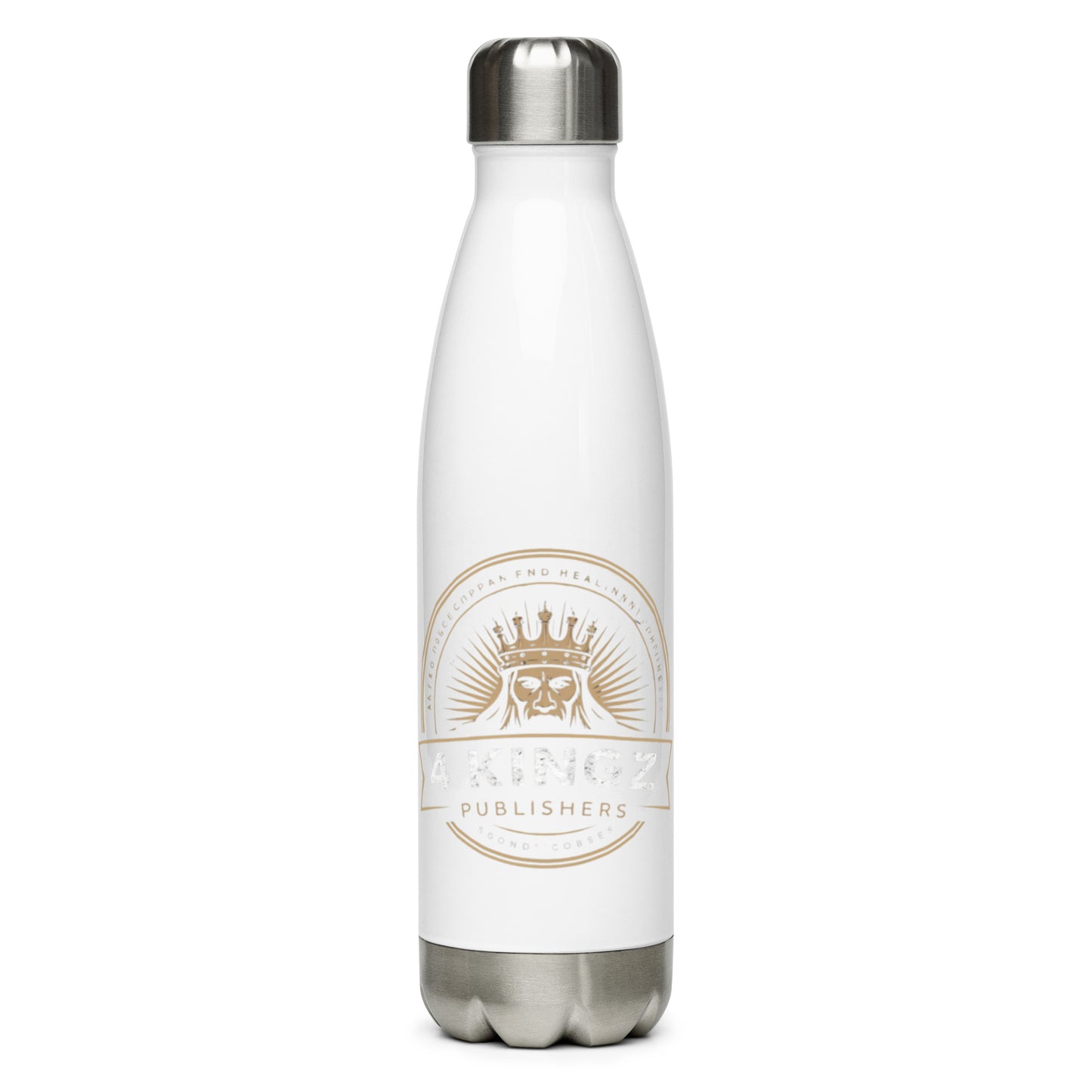 4 kingz publishers - Stainless steel water bottle
