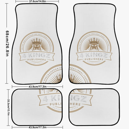 4 Kingz publishers Car Floor Mats - 4Pcs