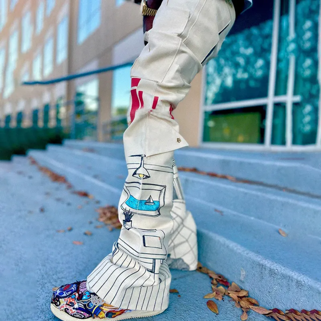 4 kingz publishers  - Quality  Flared stacked tracksuit