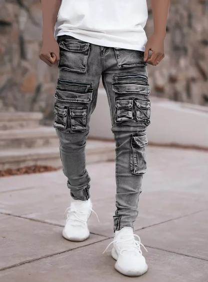4 kingz publishers  - Denim cargo jean