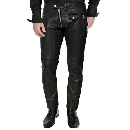 4 kingz publishers  - designer 100% cowhide leather pants