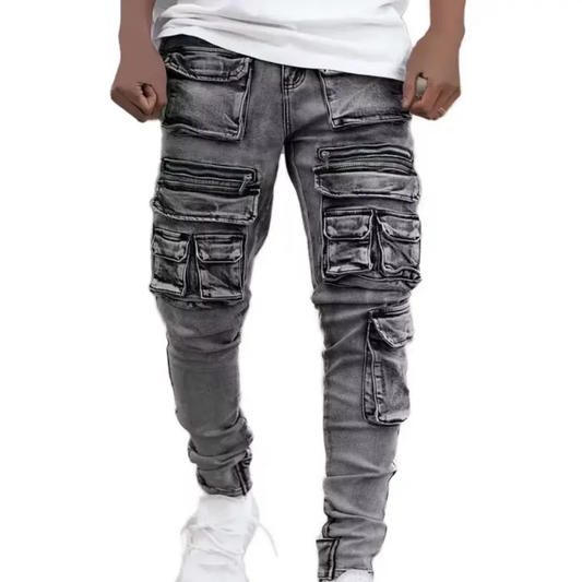 4 kingz publishers  - Denim cargo jean
